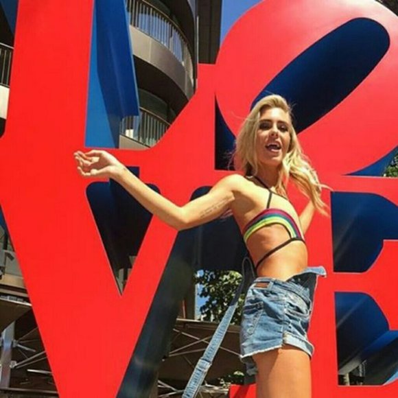 Pacific & Driftwood Pot Of Gold Double Rainbow TOP - Picture 11 of 16